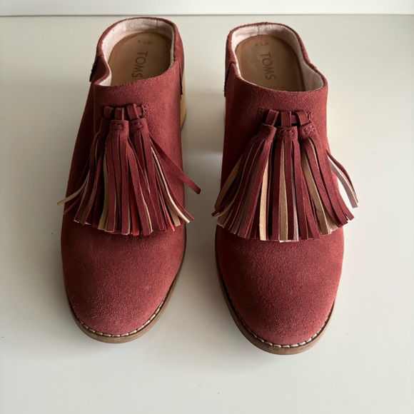 Toms Leila Tassel Mule Size 7.5 - Picture 2 of 8